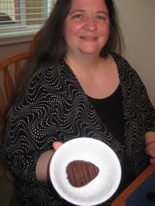 This picture was taken prior to the start of my weight-loss program. I am posing with a chocolate covered strawberry. That was about the only way I ate fruit in those days.